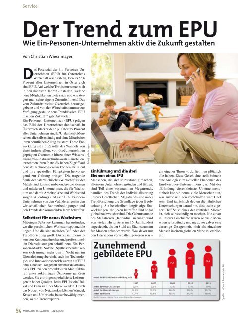 Ausgabe 10/2013 Wirtschaftsnachrichten West