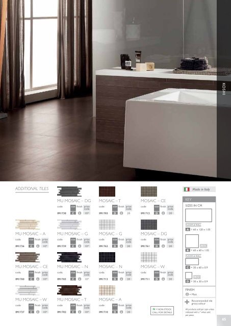 Tile range - Pentagon Tiles