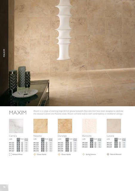 Tile range - Pentagon Tiles