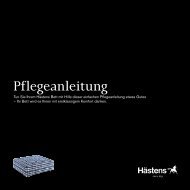 Pflegeanleitung - Hästens