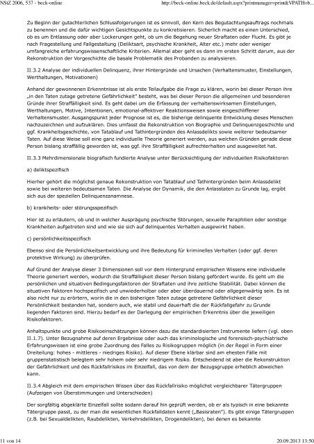 Mindestanforderungen an Prognosegutachten NStZ 2006, 537.pdf