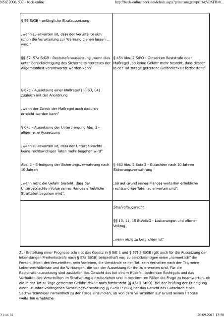 Mindestanforderungen an Prognosegutachten NStZ 2006, 537.pdf
