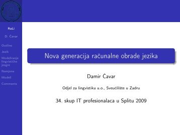 Nova generacija računalne obrade jezika