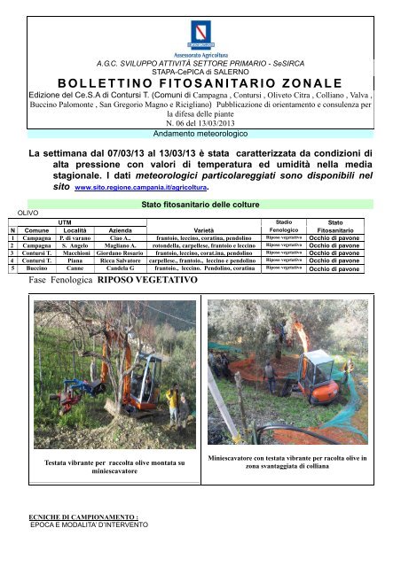 Contursi (SA) - Regione Campania