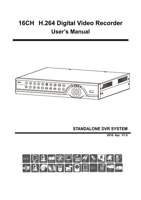 16CH H.264 Digital Video Recorder - Cyfron