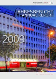 Jahresbericht Annual Report 2009 Austrian Standards ... - baunorm.at