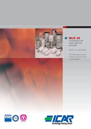 Catalogo MLR25 - ICAR SpA