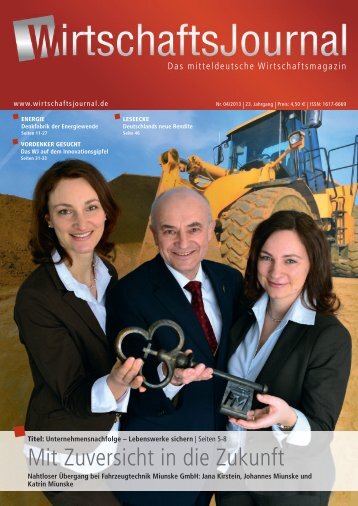 Ausgabe 04/13 - Wirtschaftsjournal