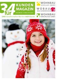 3für4 Winter 2012/2013 - wohnbau goslar gmbh