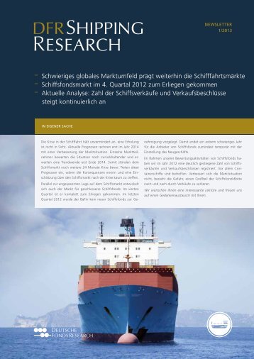 Download DFR Shipping Research 1/13 - Deutsche FondsResearch