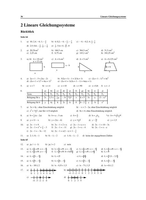 2 Lineare Gleichungssysteme - Duden Paetec