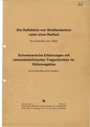 Die Deflektion von Straßendecken unter einer Radlast ... - SGBF