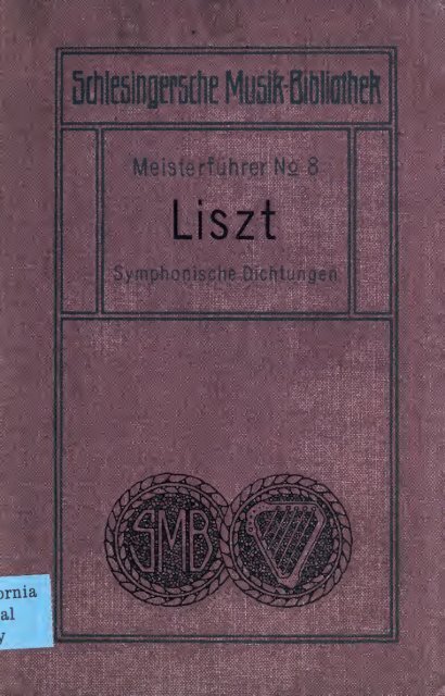 Das Leben Franz Liszts
