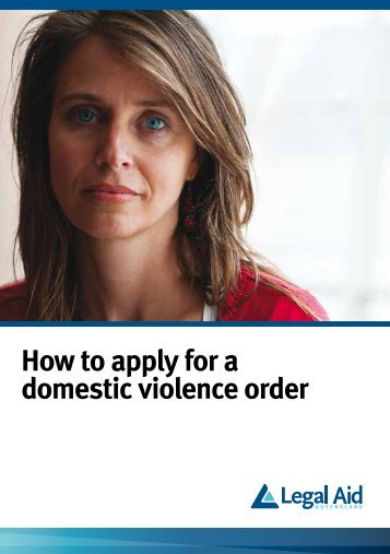 How to apply for a domestic violence order - Legal Aid Queensland