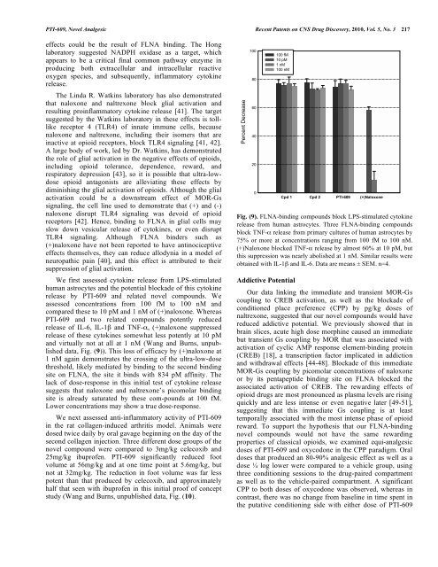 PTI-609: A Novel Analgesic that Binds Filamin A to Control Opioid ...