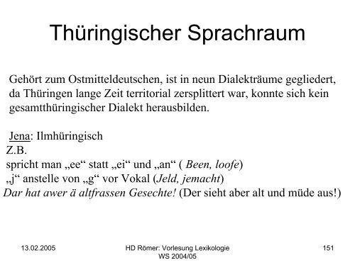 Vorlesung: Germanistische Lexikologie