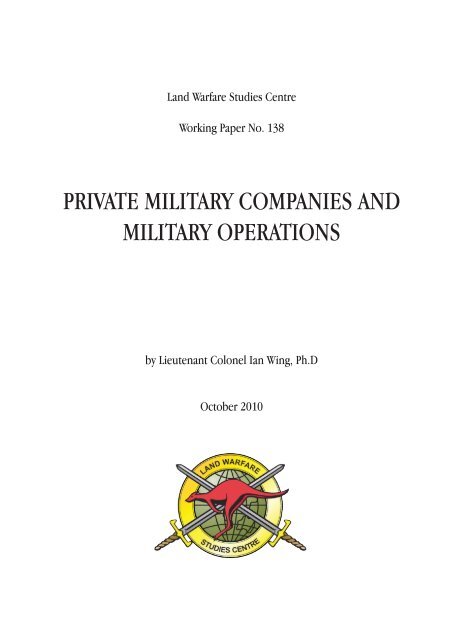 View the pdf - Australian Army