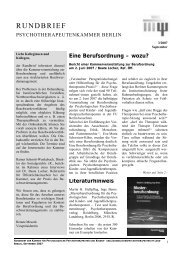 Kammerrundbrief 3/2007 (PDF, 925 kb) - Kammer für ...