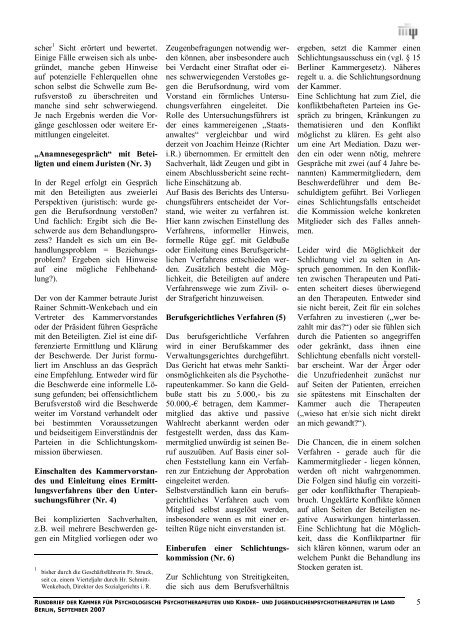 Kammerrundbrief 3/2007 (PDF, 925 kb) - Kammer für ...