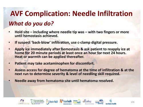 Vascular Access Module #3: AVF Maturation ... - BC Renal Agency