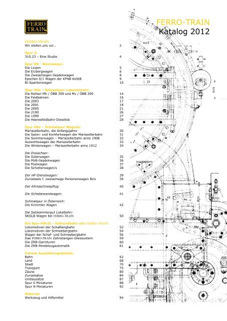 Ferro-Train catalogue - CFME