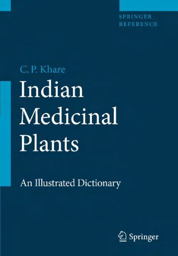 Indian Medicinal Plants - An Illustrated Dictionary - Asian Journal of ...
