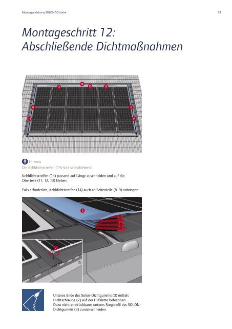 Installationsanleitung SOLitaire - MH-IDEAL GmbH