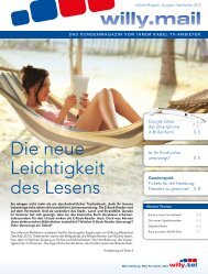 willy.mail Ausgabe 03/2013 (PDF) - Willy.Tel