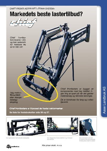 Markedets beste lastertilbud? - Aase Landbruk AS