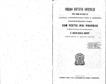 ·ORDO· DIVINI · OFFICII - Diocèse de Quimper et du Léon