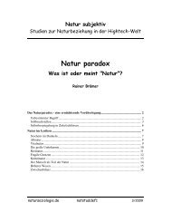 Natur paradox - Wanderforschung.de