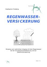 REGENWASSER- VERSICKERUNG - Friedberg