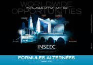 FORMULES ALTERNéES - INSEEC Business School