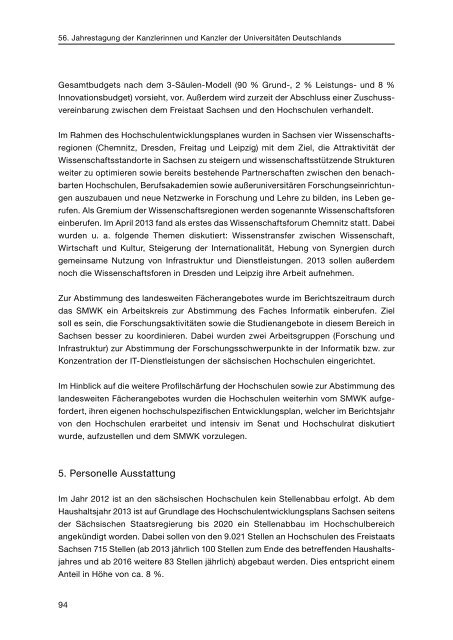 Tagungsband zur 56. Jahrestagung der Kanzlerinnen und Kanzler ...