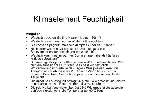 Klimatologie Meteorologie