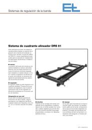 Sistemas de regulación de la banda Sistema de ... - Erhardt+Leimer