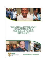 National Strategic Plan for Nurse Education, Training and Practice ...