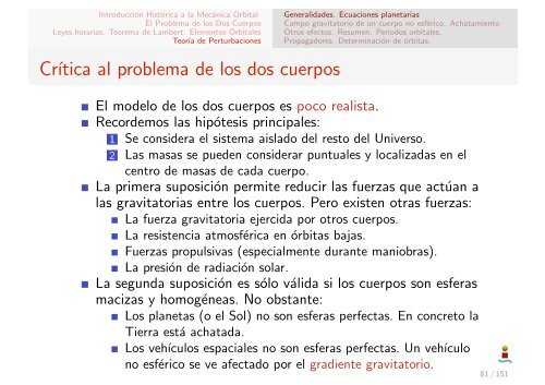 Astronáutica y Vehículos Espaciales - Tema 2: Mecánica Orbital ...