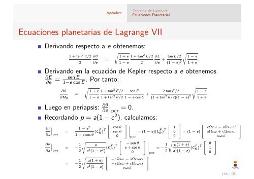 Astronáutica y Vehículos Espaciales - Tema 2: Mecánica Orbital ...