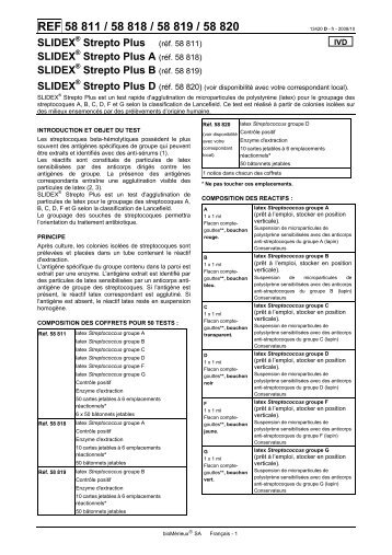 SLIDEX® Strepto Plus - Biologiemarine