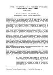 o papel dos pais/responsáveis no processo educacional dos filhos ...