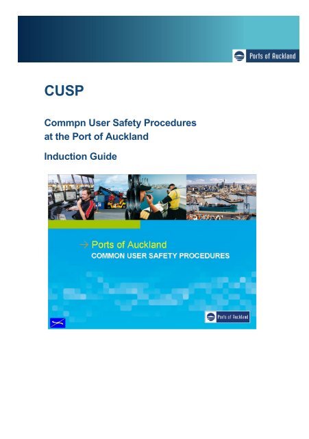 CUSP induction guide - Ports of Auckland