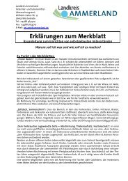 Lebensmittel - Merkblatt ortsveränderliche ... - KDO-KIM