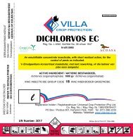 DICHLORVOS EC - Villa Crop Protection