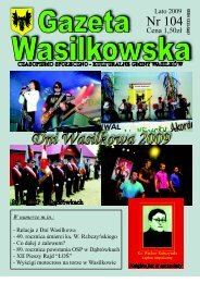 Numer 104 - Gazeta Wasilkowska - Wasilków