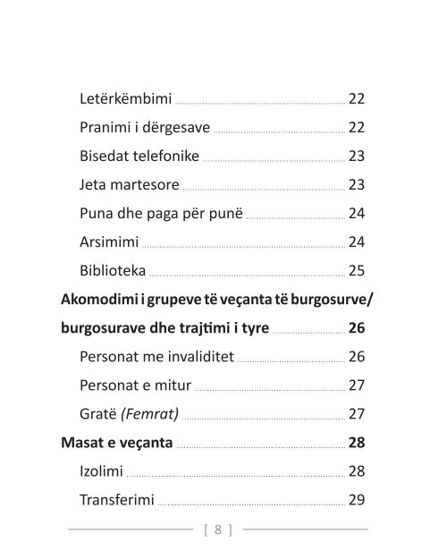 Manual i shkurtër për të drejtat dhe detyriMet e të burgosurve ...