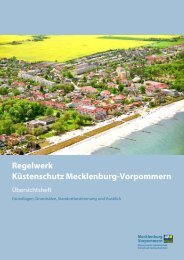 Regelwerk Küstenschutz Mecklenburg-Vorpommern