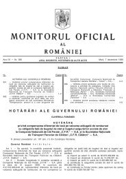 HOT√R¬RI ALE GUVERNULUI ROM¬NIEI