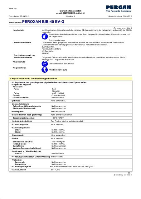 PEROXAN BIB-40 EV-G - Pergan GmbH