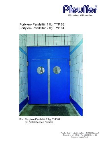 Portylen-Pendeltür, 1 - Pfeuffer-insulation.com